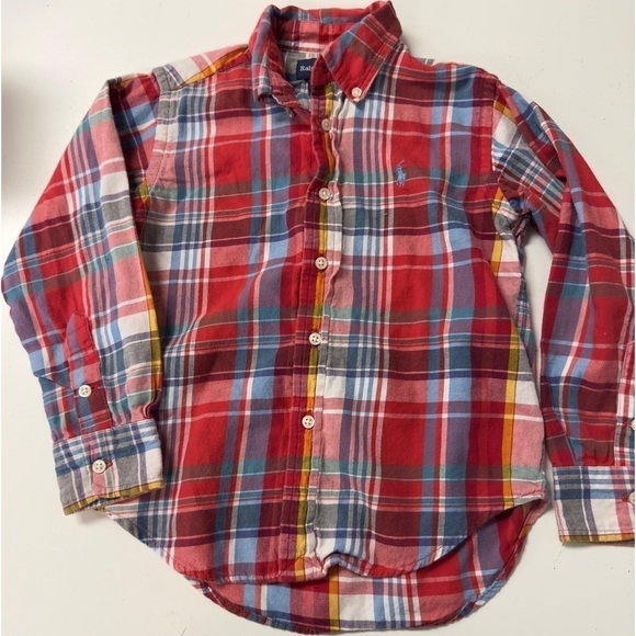 Polo Ralph Lauren Other - Ralph Lauren Polo Brushed Cotton Flannel Button Up red Plaid Shirt